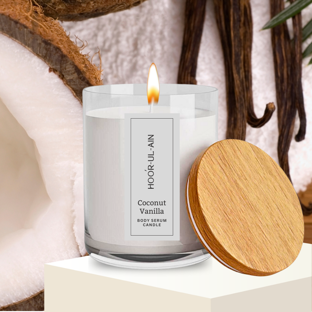 شمع سرم بدن - روغن گیاهی شمع - 100% موم سویا و اسانس تزریقی