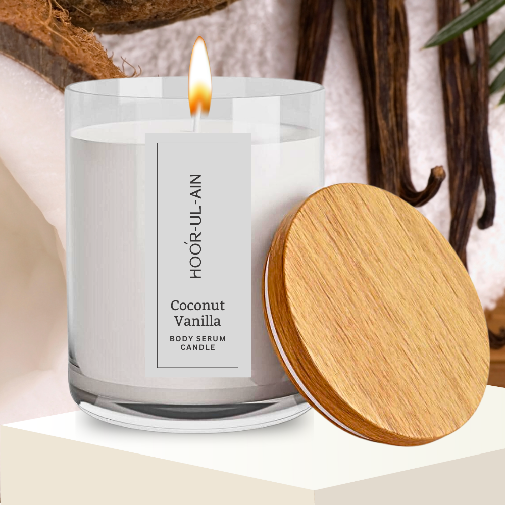 Body Serum Candles - Candles Botanical Oil - 100% Soy Wax & Essential Oil Infused