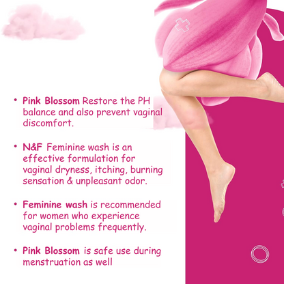 N&F PINK BLOSSOM (Feminine Wash) - Vaginal Wash - Your Daily Essential 150ML