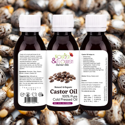 Natural Oils - Carrier Oils - Therapeutic Grade 120 ML