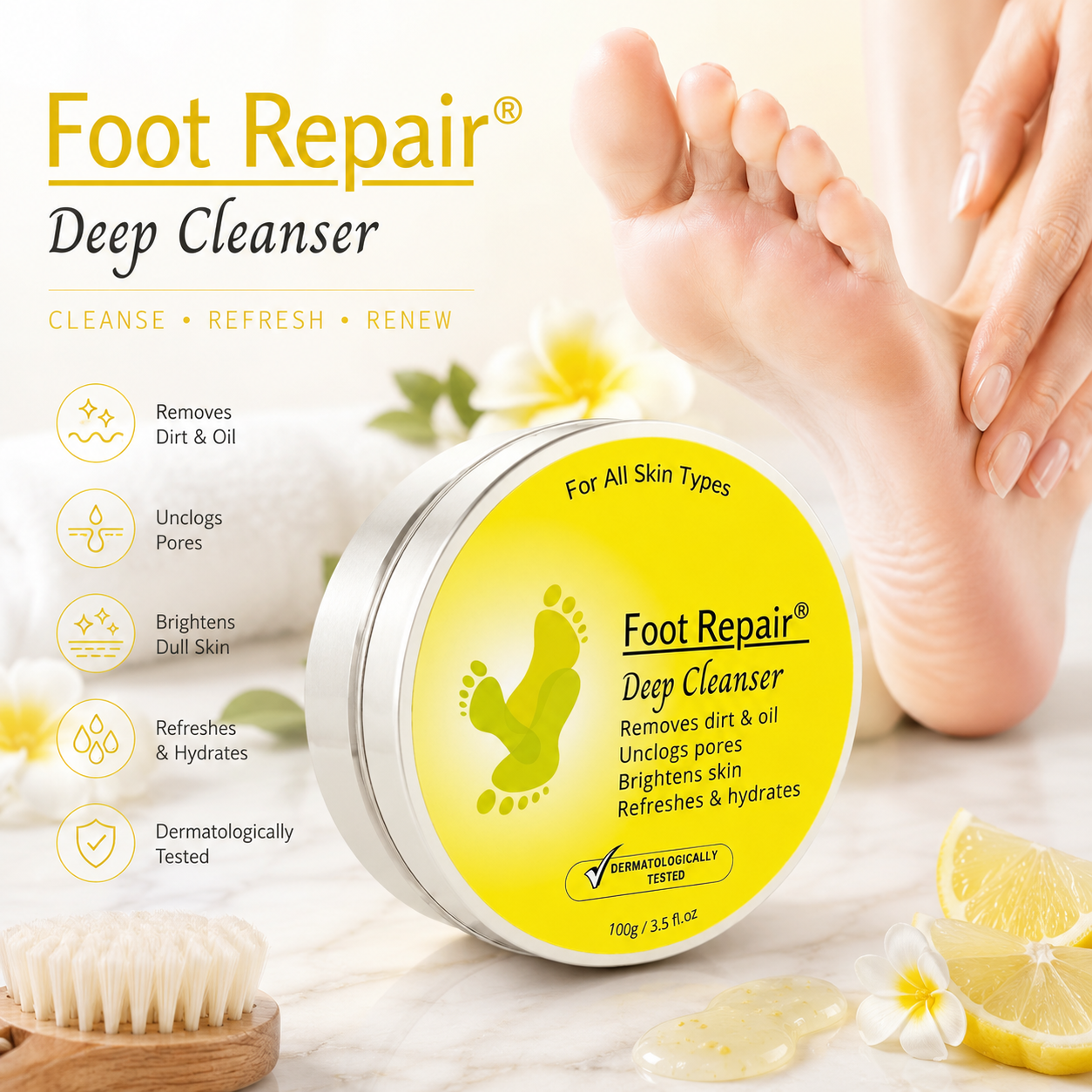 Deep Cleanser – Deep Cleansing Foot Wash for Fresh, Refreshed Feet
