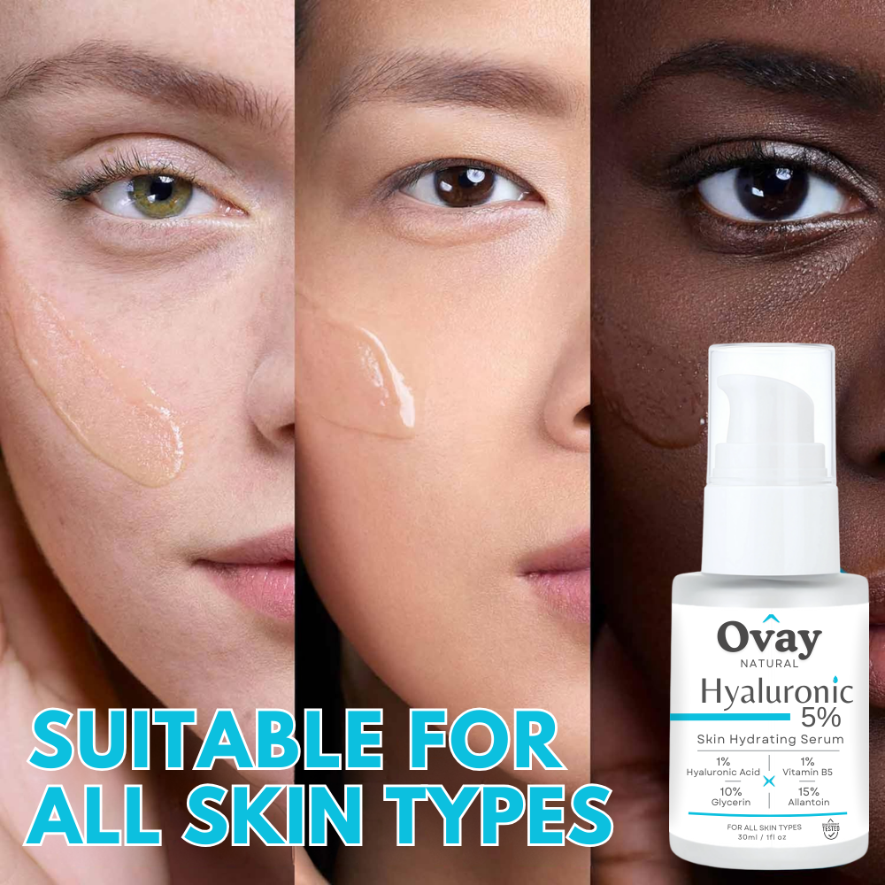 Ovay Natural Hyaluronic 5% Serum – Deep Hydration & Skin Plumping Care 30ML
