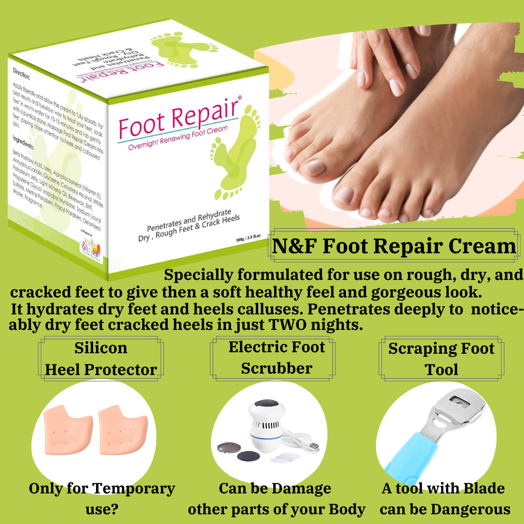 Use on rough, dry and cracked feet