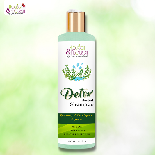 DETOX HERBAL SHAMPOO -Revitalize and Refresh Shampoo for Hair and Scalp with Rosemary & Eucalyptus Extracts