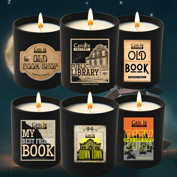 Book Lover Candle | LIBRARY Mood - Old Town - 100% Natural Soy Candle