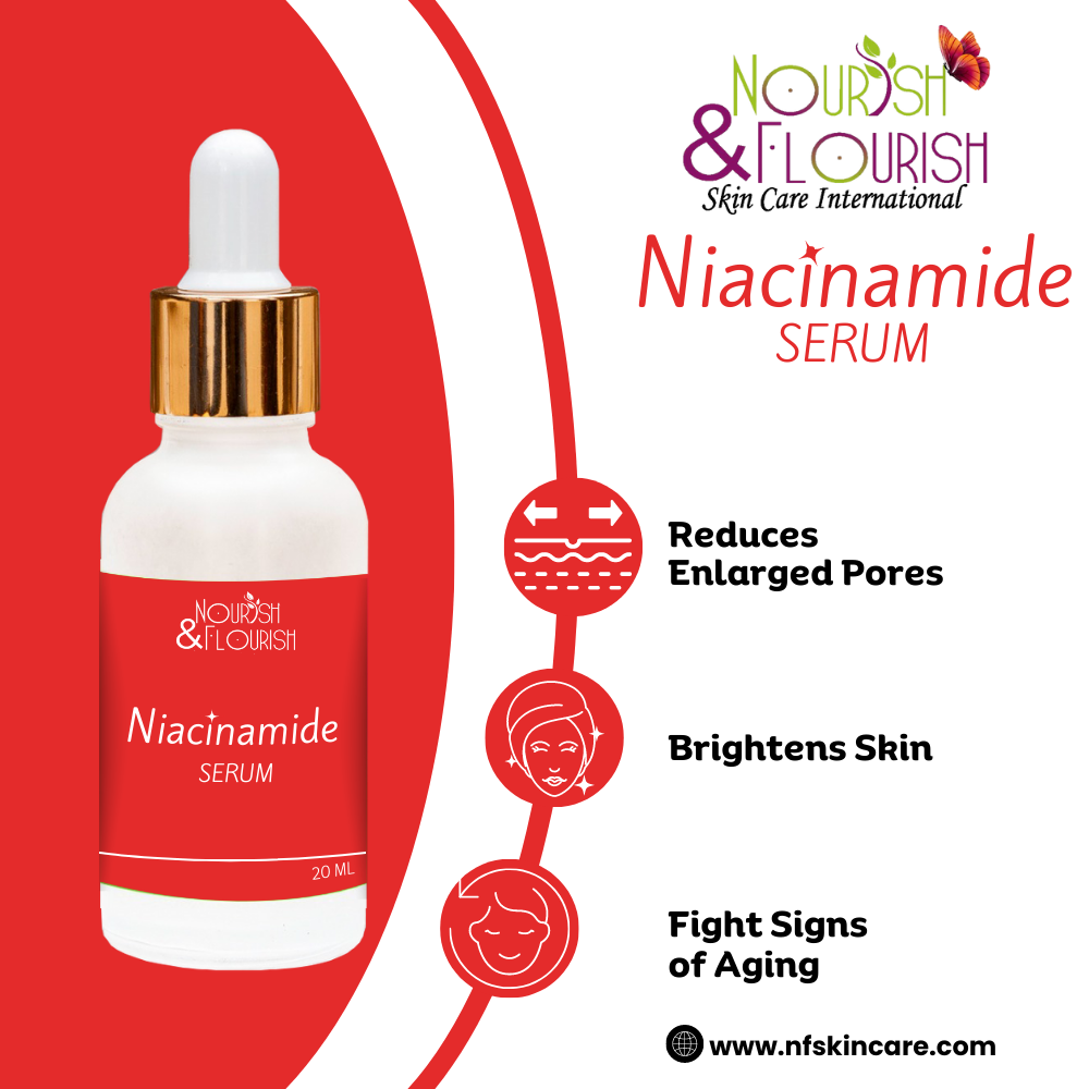 Nourish & Flourish Niacinamide Serum - Illuminating Serum for Healthy Skin