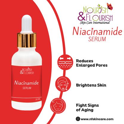 Nourish & Flourish Niacinamide Serum - Illuminating Serum for Healthy Skin