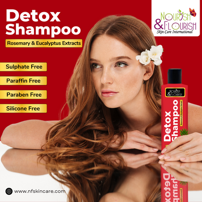 شامپو DETOX - شامپو احیا کننده و تازه کننده مو و پوست سر با عصاره رزماری و اکالیپتوس