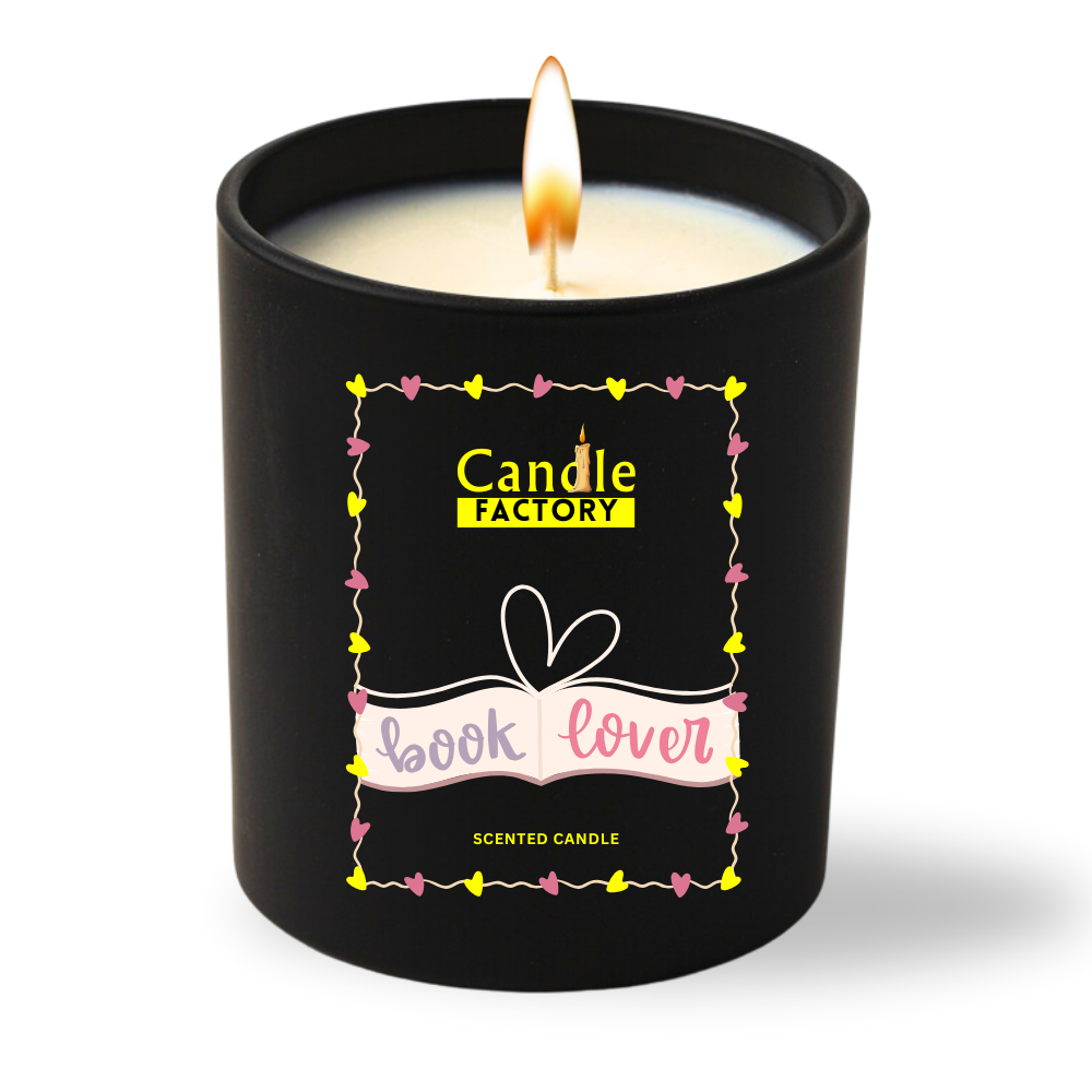 شمع عاشق کتاب | خلق و خوی کتابخانه - شهر قدیمی - شمع سویا 100% طبیعی 