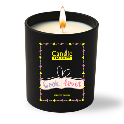 شمع عاشق کتاب | خلق و خوی کتابخانه - شهر قدیمی - شمع سویا 100% طبیعی 