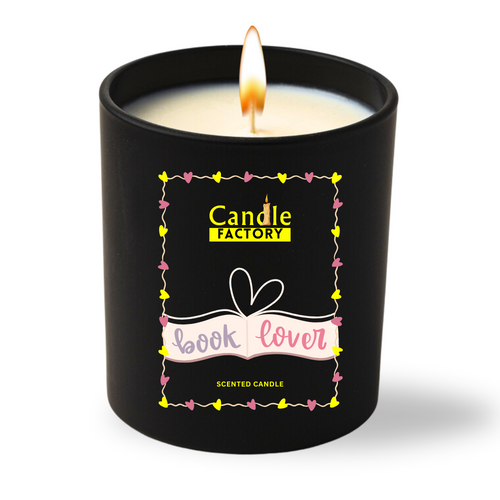 شمع عاشق کتاب | خلق و خوی کتابخانه - شهر قدیمی - شمع سویا 100% طبیعی 