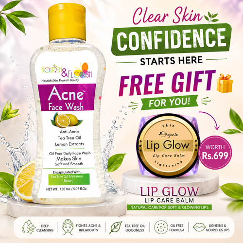 Acne Face Wash + FREE Lip Glow Balm Worth Rs.699