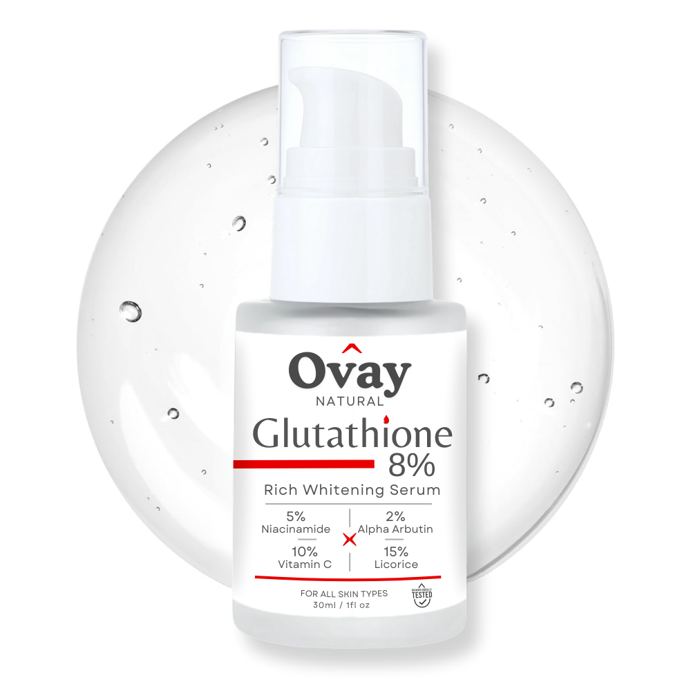 Ovay Natural Glutathione 8% Serum – Advanced Brightening & Antioxidant Care 30ML