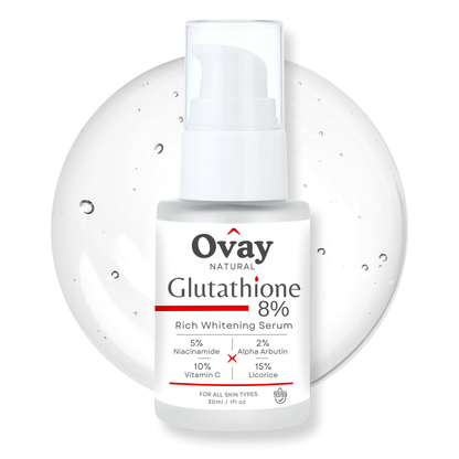 Ovay Natural Glutathione 8% Serum – Advanced Brightening & Antioxidant Care 30ML