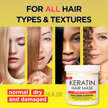 Keratin Repair Hair Mask – Deep Conditioning, Frizz Control & Damage Recovery