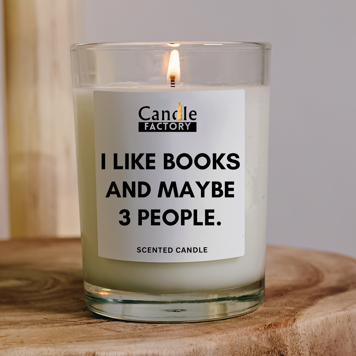 Book Lover Candle | LIBRARY Mood - Old Town - 100% Natural Soy Candle