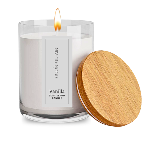 شمع سرم بدن - روغن گیاهی شمع - 100% موم سویا و اسانس تزریقی