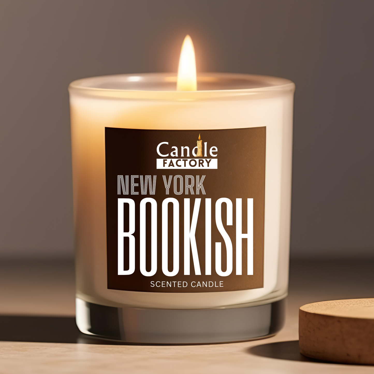 Book Lover Candle | LIBRARY Mood - Old Town - 100% Natural Soy Candle