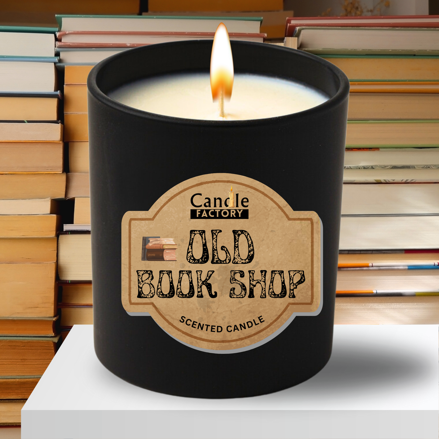 Book Lover Candle | LIBRARY Mood - Old Town - 100% Natural Soy Candle