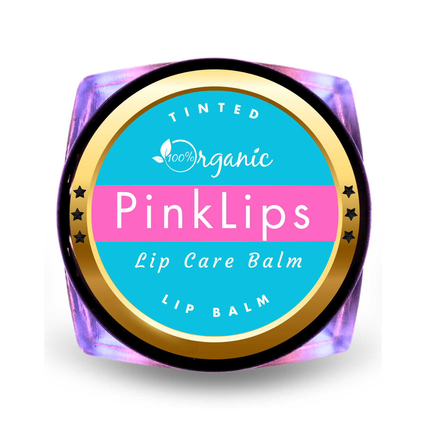 Pink Lips – Tinted Organic Lip Balm for Soft, Naturally Rosy Lips (30g)