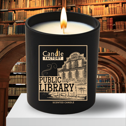 Book Lover Candle | LIBRARY Mood - Old Town - 100% Natural Soy Candle