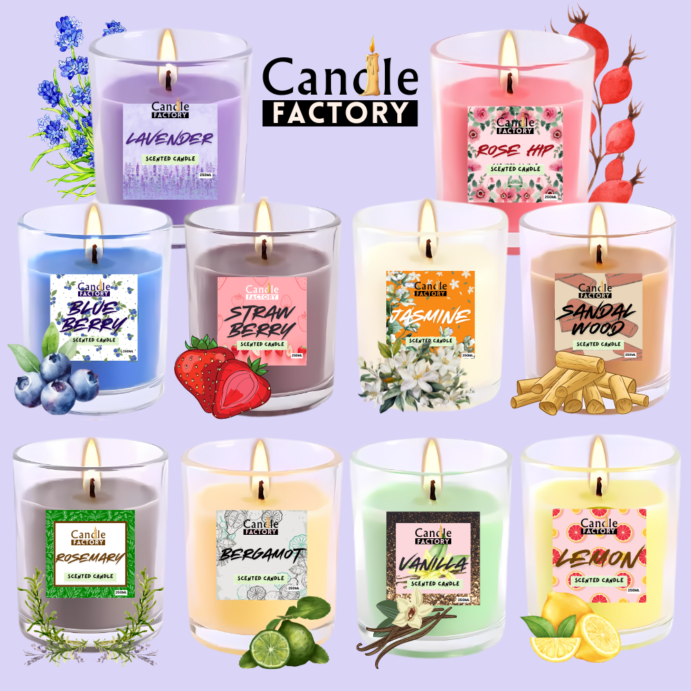 Scented Candle Most Selling - Worlds Favorite - (PARRAFIN WAX)