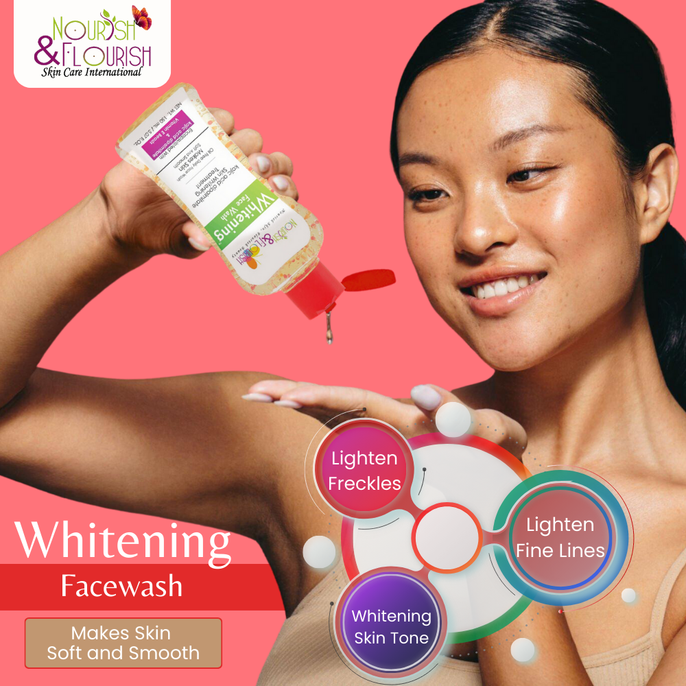Nourish & Flourish Whitening Face Wash - Kojic Dipalmitate