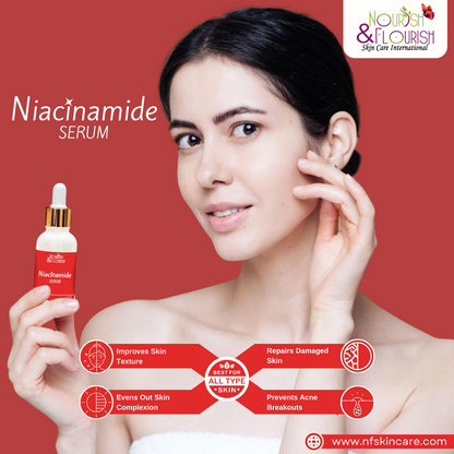 Nourish & Flourish Niacinamide Serum - Illuminating Serum for Healthy Skin