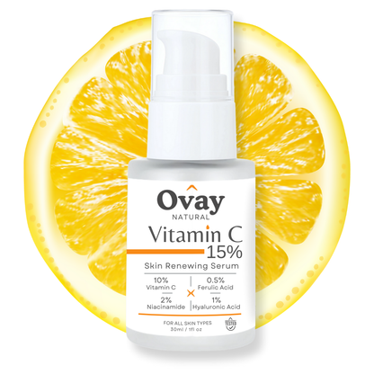 Ovay Natural Vitamin C 15% Serum – Brighten, Firm & Protect Your Skin 30ML