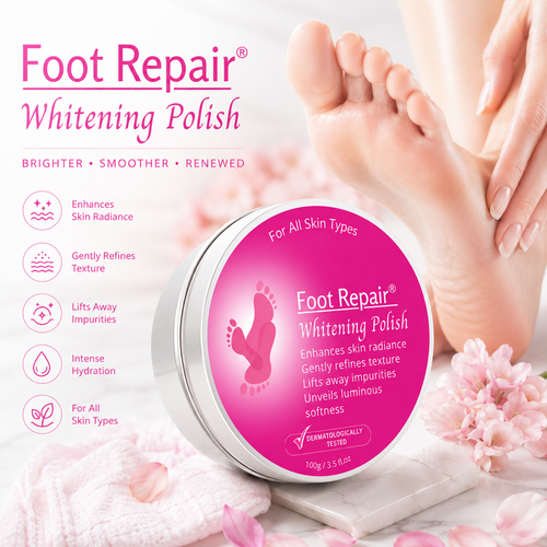 Whitening Polish – Radiance-Boosting Foot Polish for Smooth, Soft Feet
