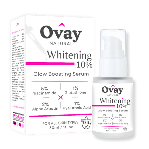 Ovay Natural Whitening 10% Serum – Brighten & Even Skin Tone Naturally 30ML