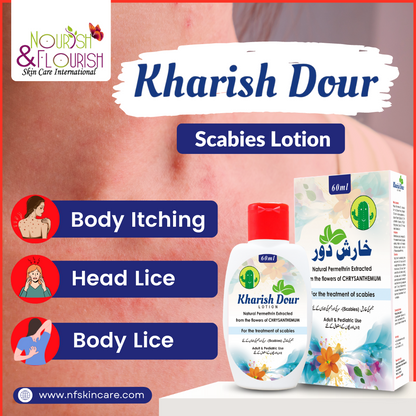 Kharish Dour (Scabies Lotion) Lotion for Scabies, Head Louse
