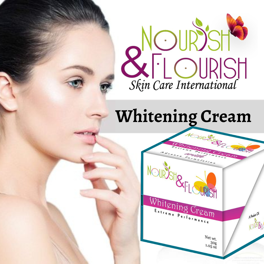 Nourish & Flourish Whitening Cream - Glowing Cream - Brightening Cream