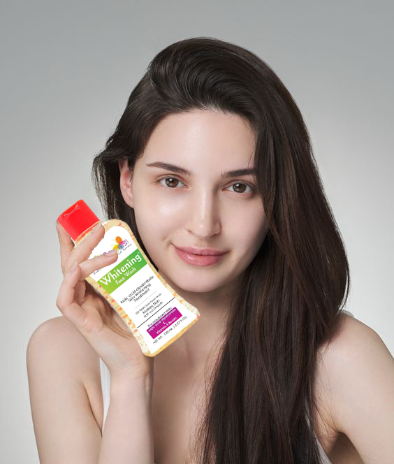 Skin whitening facewash